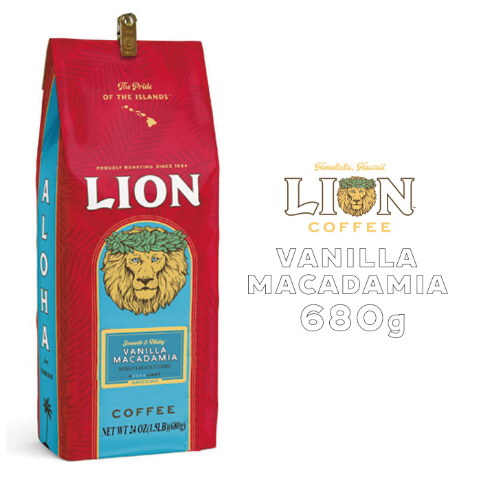 ライオンコーヒーバニラマカダミア 680 ×2袋 - コーヒー